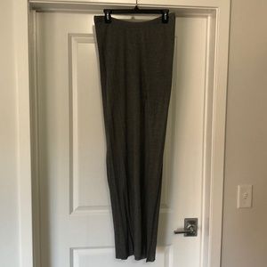 Bella Luxx maxi side slit skirt - grey L